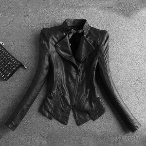NWT Faux Leather Moto Jacket – Black - Size Small / Medium Streetwear